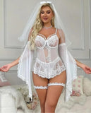 Dress Sexy Lingerie White