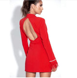 Dress Open back Red