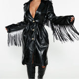 Black leather jacket