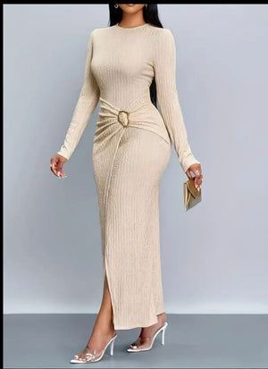 Beig Dress