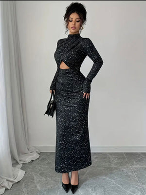 Black maxi dress 22