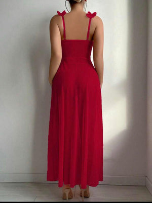 Dress teddy- red