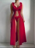 Dress teddy- red