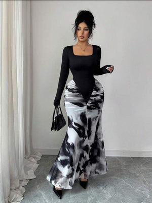 Black maxi dress 1