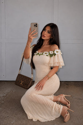 Dress maxi Beig 3