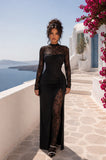 Dress maxi black 10