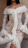 White Dress maxi (Without underwear)