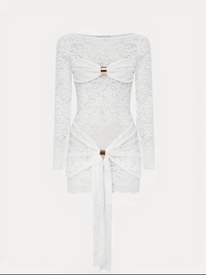 Dress Mini White Lanngerie