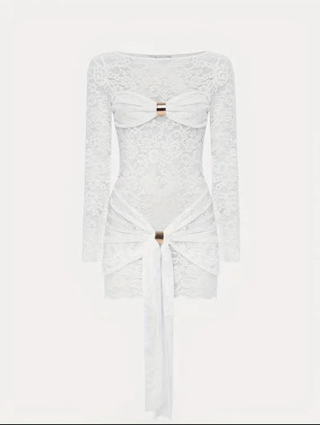 Dress Mini White Lanngerie