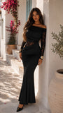 Dress maxi black Lanngerie