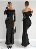 Dress maxi black Lanngerie