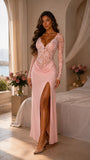 Dress maxi Light Pink Lanngerie