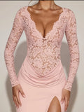 Dress maxi Light Pink Lanngerie