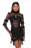 Dress maxi black Lanngerie 3