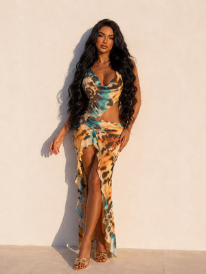 Dress maxi Multicolour Lanngerie 7