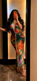 Dress maxi Multicolour Lanngerie 8