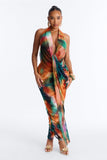 Dress maxi Multicolour Lanngerie 8