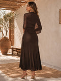 Maxi Dress Chocolate 2