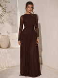Maxi Dress Chocolate 2
