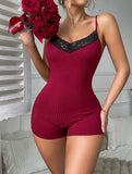Black/red  teddy