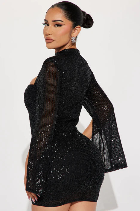 Novani Sequin Mini Dress