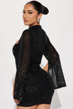Novani Sequin Mini Dress