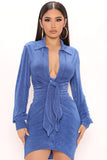 Short Dress - Royal