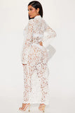 Loved In Lace Maxi Dress - Off White