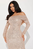 Aurora Sequin Midi Dress