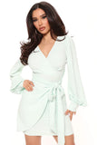 Sweet Despotion Mini Dress Mint color