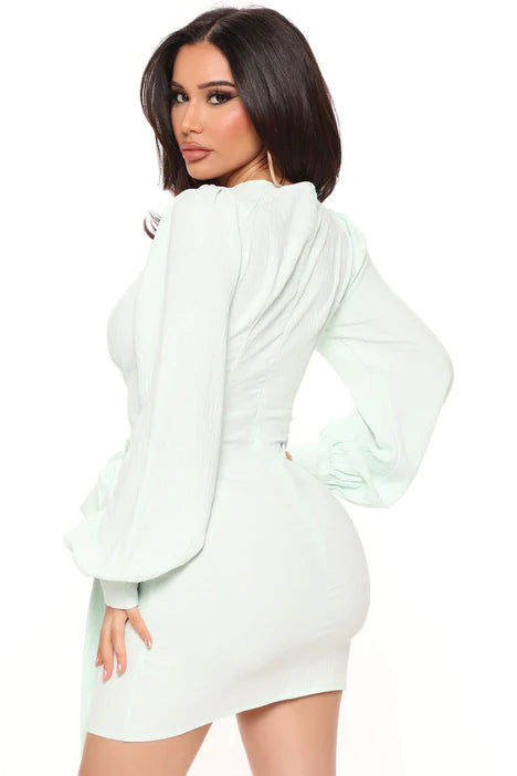 Sweet Despotion Mini Dress Mint color