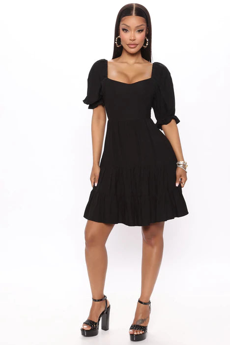 Black mini dress 2