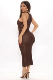 Midi Dress brown