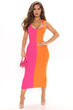 Two tone dress