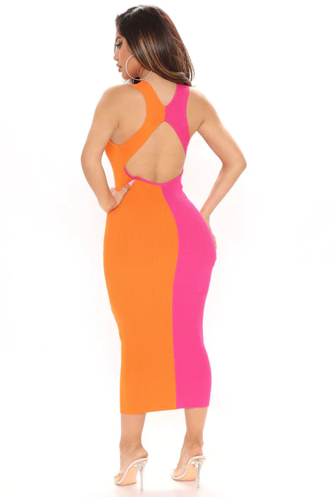 Two tone dress