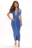 Silky Smooth Slinky Maxi Dress