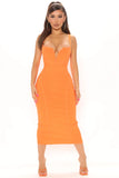Orange dress