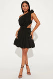 Petite Alice Mini Dress - Black
