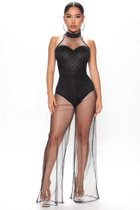 jumpsuit _ black