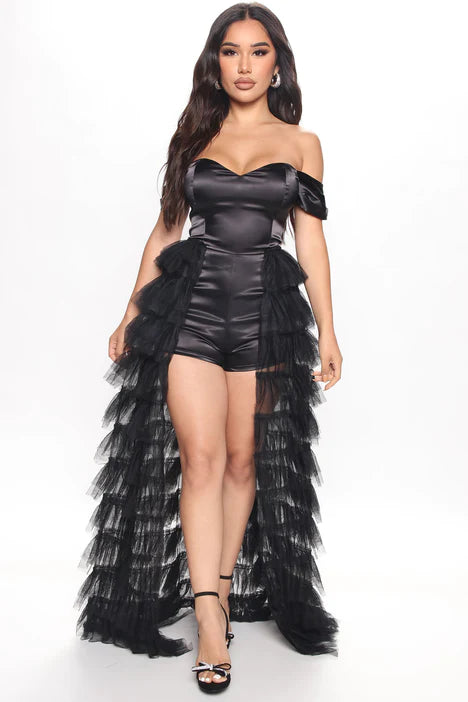 Life Of The Party Tulle Jumpsuit