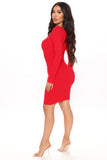 Short dress - red 4