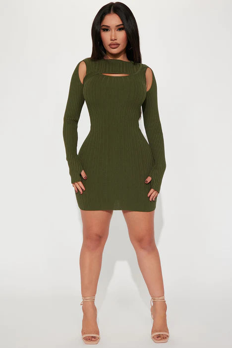 Jaylin Sweater Mini Dress