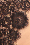 Lace Teddy & Robe Set - Black