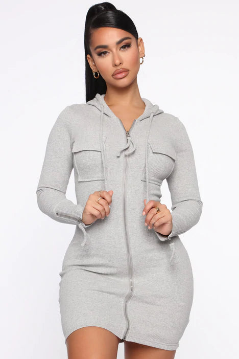 Mini Dress grey 2