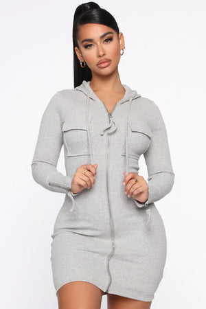 Mini Dress grey 2