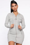 Mini Dress grey 2