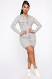 Mini Dress grey 2