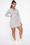 Mini Dress grey 2