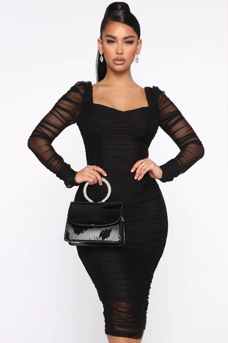 Midi Dress BLACK
