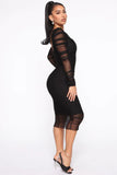 Midi Dress BLACK